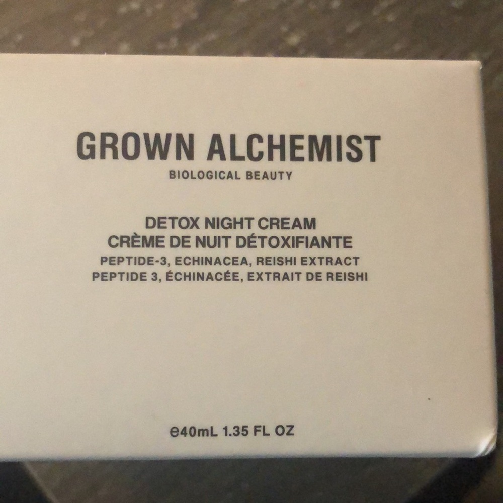NEW Grown Alchemist - Detox Night Cream Peptide-3 Echinacea Reishi Extract NIB - Picture 6 of 10